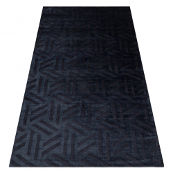 Alfombra PEARL 51326E negro - Geométrico exclusiva, estructural