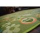 Tapis enfant WOODSTOCK vert 