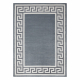 Koberec PEARL 51327F šedý - Rám, řecká exkluzivita, strukturální