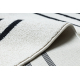 Tappeto AMOUR 53096C crema - Cornice, linee moderno, elegante