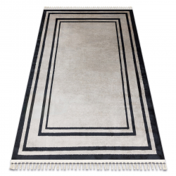 Alfombra AMOUR 53104A beige - Marco, moderno, elegante