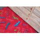 Moquette GRAFFITI rouge