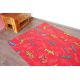 Moquette GRAFFITI rouge