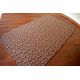 Fitted carpet PEBBLE 996 dark brown