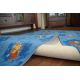 Moquette TEDDY bleu