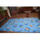 Moquette TEDDY bleu