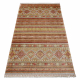 HERIZ A0986B tappeto orientale beige / bordeaux - filato di bambù, esclusivo, elegante