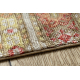 HERIZ A0986B koberec Oriental béžový / bordó - bambusová příze, exkluzivní, stylový