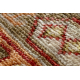 HERIZ A0986B tappeto orientale beige / bordeaux - filato di bambù, esclusivo, elegante