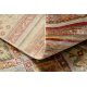 HERIZ A0986B Teppich Orientalisch beige / burgund - Bambusgarn, exklusiv, stilvoll