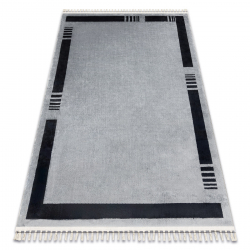 Tapis AMOUR 53113D gris - Cadre, moderne, élégant