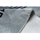 Preproga AMOUR 53116D siva - Geometrična, linije moderen, eleganten
