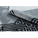 Килим AMOUR 53116D сірий - геометричний, Вінтажні сучасний, елегантний