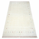 Alfombra HERIZ A0987C estructura crema - hilo de bambú, exclusiva, elegante