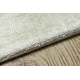 HERIZ A0987C paklājs rāmis krēms - bambusa dzija, ekskluzīvs, stilīgs