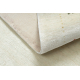 Tapis HERIZ A0987C Cadre crème - fil de bambou, exclusif, élégant