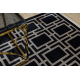 Teppich AMOUR 53078B schwarz - Geometrisch, Linien modern, elegant