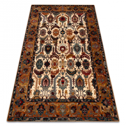 Tapis en laine SUPERIOR OMAN oriental cadre rouge