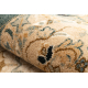 Vlnený koberec OMEGA Adagio Vintage, rozeta koňak