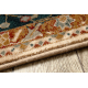 Tapete de lã OMEGA Adagio Vintage, roseta cor de esmeralda