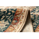 Wool carpet OMEGA Adagio Vintage, rosette emerald