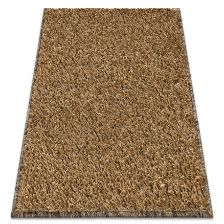 Fitted carpet SHAGGY MISTRAL 95 dark brown