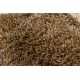 Fitted carpet SHAGGY MISTRAL 95 dark brown