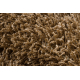 Fitted carpet SHAGGY MISTRAL 95 dark brown