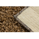 Fitted carpet SHAGGY MISTRAL 95 dark brown