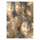 Vlnený koberec OMEGA Jaspis Abstrakcia svetlo modrá