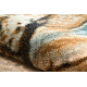Gyapjú szőnyeg OMEGA Jaspis Absztrakció világoskék