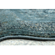 Alfombra de lana OMEGA Mamluk Vintage, roseta azul oscuro