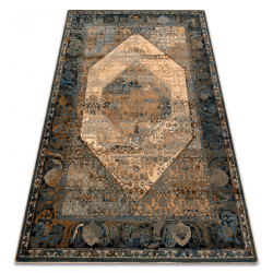 Tapis en laine OMEGA Seneh Vintage cognac