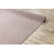 Fitted carpet EXCELLENCE blush pink 407 plain, MELANGE