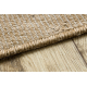 SPARK 0688 beige / black carpet - Geometric, sisal, structural