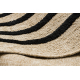 SPARK 0688 beige / black carpet - Geometric, sisal, structural