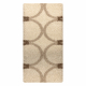 SHAGGY carpet S005 Circles cream / brown