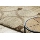 SHAGGY carpet S005 Circles cream / brown