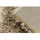 SHAGGY carpet S005 Circles cream / brown