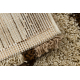 Tapis SHAGGY 0870 Géométrique marron / beige 