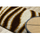 Tapis SHAGGY 1185 Vagues marron / beige 