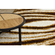 Tapis SHAGGY 1185 Vagues marron / beige 