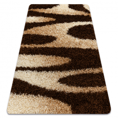 SHAGGY carpet 1663 chocolate brown