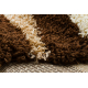 SHAGGY carpet 1663 chocolate brown