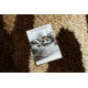 SHAGGY carpet 1663 chocolate brown