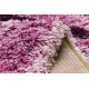 SHAGGY carpet S478 Stripes pink Living