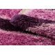 SHAGGY carpet S478 Stripes pink Living