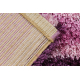 SHAGGY carpet S478 Stripes pink Living