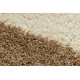 Alfombra SHAGGY 4464 Rayas beige 