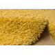 Tapis ovale SHAGGY S001 - Plaine jaune